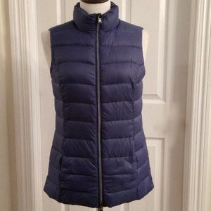 LORD & TAYLOR Light Weight, DOWN FILL FITTED VEST,  Size Small ROYAL BLUE
